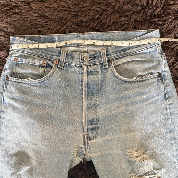 Vintage selvedge Levi's 501xx shrink to fit jeans two horse patch - Picture 14 of 16